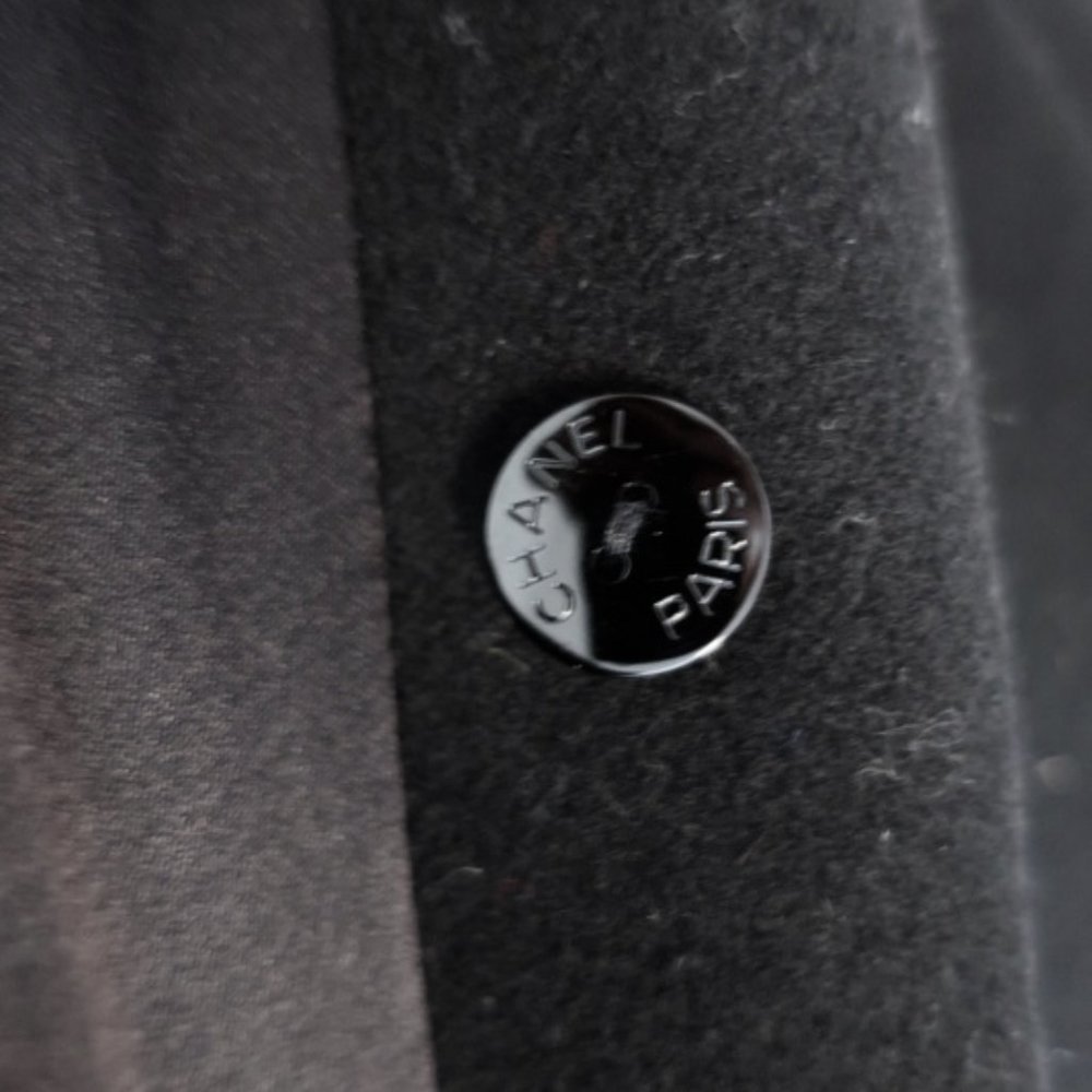 Chanel Duffle Coat Wool Hooded Toggle Jacket - Picture 11 of 12